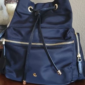 Lauren Ralph Lauren Nylon Debby DRawstring bag